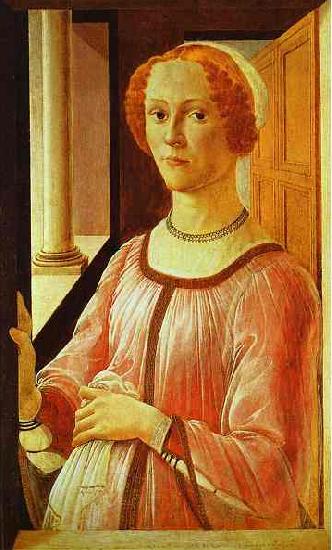 Sandro Botticelli Portrait of a Lady